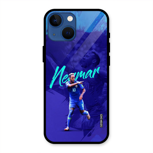 Happy Neymar iPhone 13 Mini Mobile Back Cover - Sports PrintShield Case