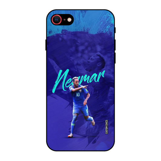 Happy Neymar iPhone SE 2020 Mobile Back Cover - Sports PrintShield Case