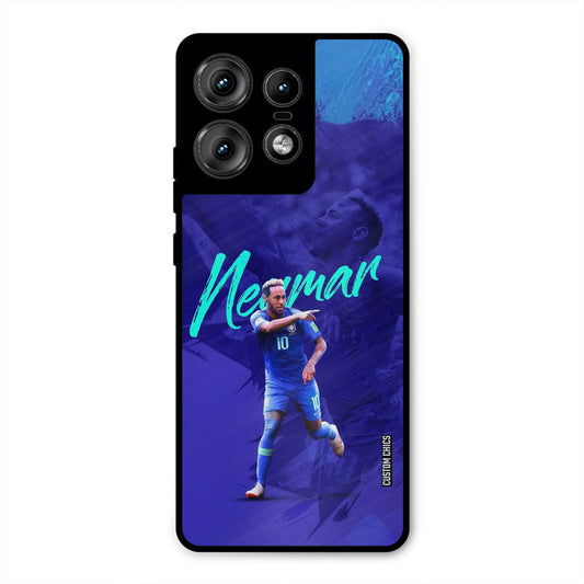 Happy Neymar Motorola Edge 50 Pro Mobile Back Cover - Sports PrintShield Case