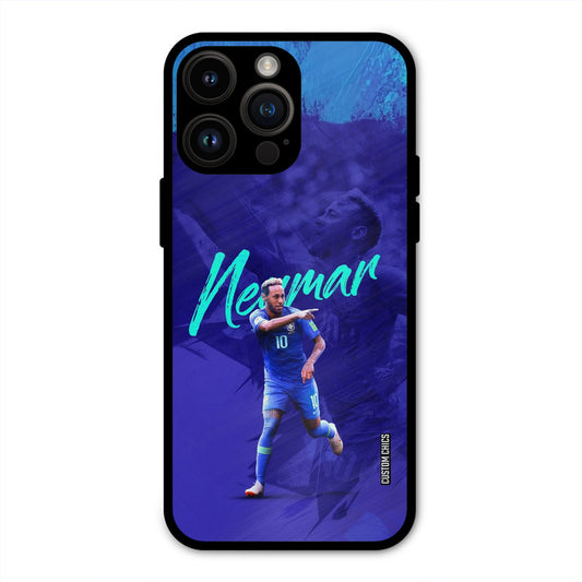 Happy Neymar  iPhone 14 Pro Max Mobile Back Cover - Sports PrintShield Case
