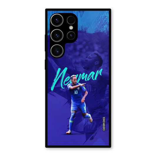 Happy Neymar Samsung Galaxy S23 Ultra Mobile Back Cover - Sports PrintShield Case