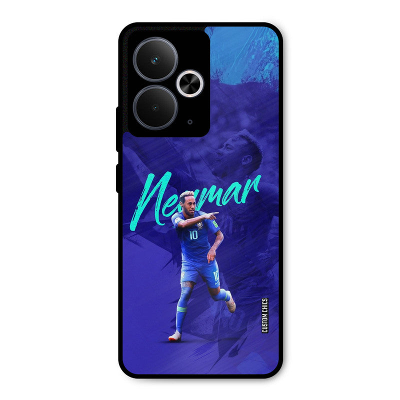 Happy Neymar Realme 14T Mobile Back Cover - Sports PrintShield Case