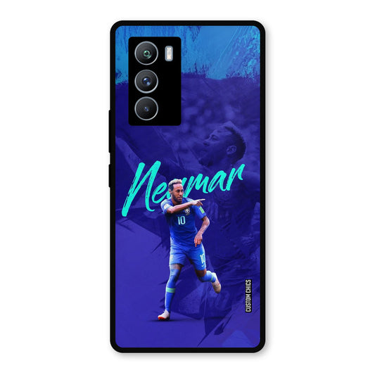 Happy Neymar iQOO 9SE Mobile Back Cover - Sports PrintShield Case