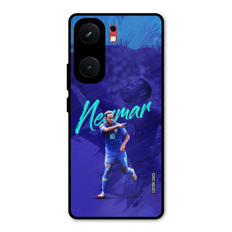 Happy Neymar iQOO Neo 9 Pro Mobile Back Cover - Sports PrintShield Case