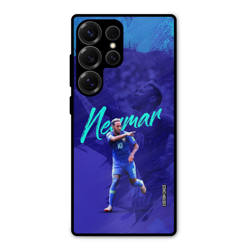 Happy Neymar Samsung Galaxy S25 Ultra Mobile Back Cover - Sports PrintShield Case