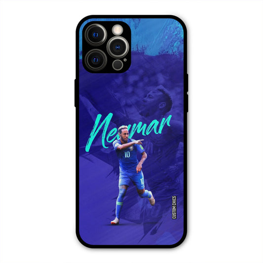 Happy Neymar  iPhone 12 Pro Max Mobile Back Cover - Sports PrintShield Case