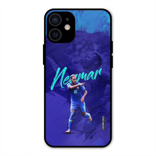 Happy Neymar iPhone 12 Mini Mobile Back Cover - Sports PrintShield Case