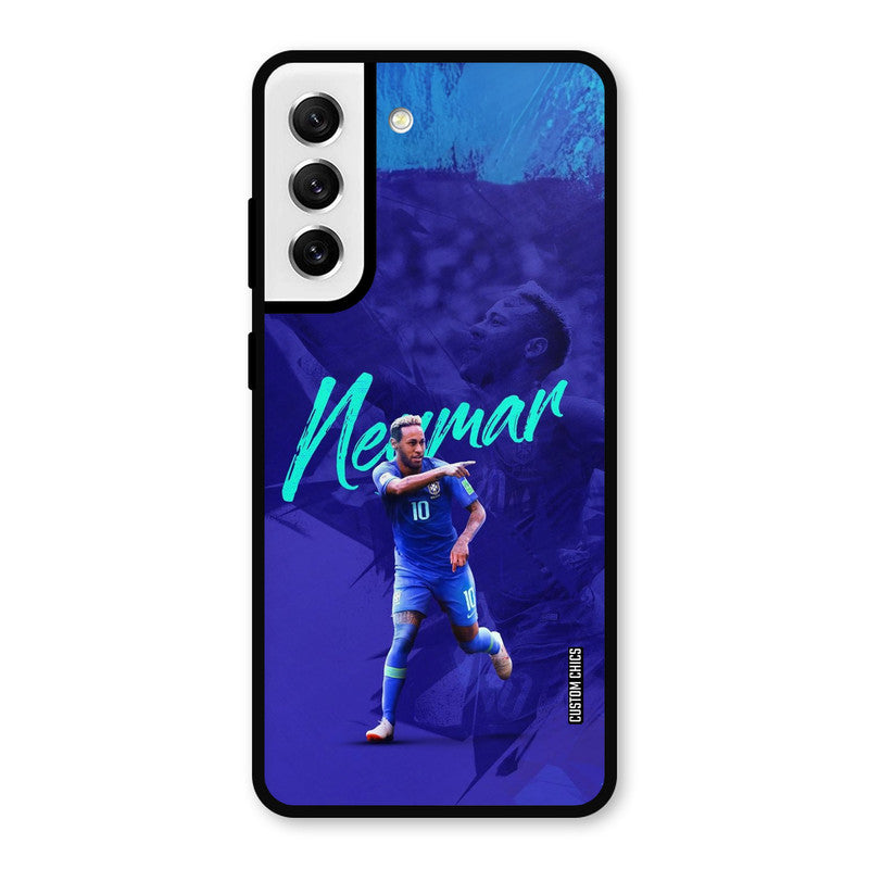 Happy Neymar Samsung Galaxy S21 FE 5G Mobile Back Cover - Sports PrintShield Case