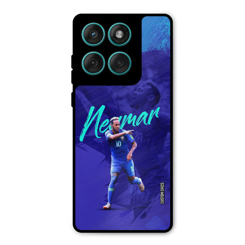 Happy Neymar Motorola Edge 60 Mobile Back Cover - Sports PrintShield Case