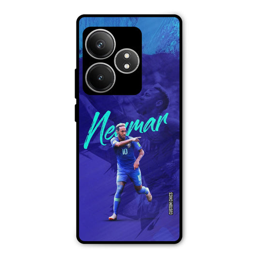 Happy Neymar Realme GT 6T Mobile Back Cover - Sports PrintShield Case