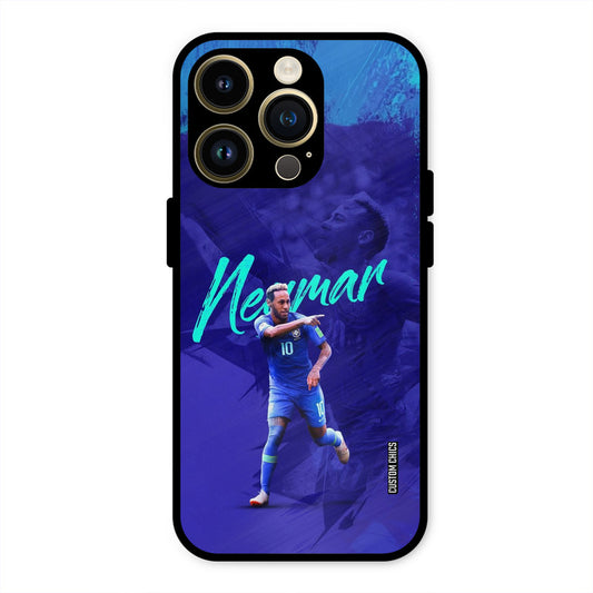 Happy Neymar  iPhone 14 Pro Mobile Back Cover - Sports PrintShield Case