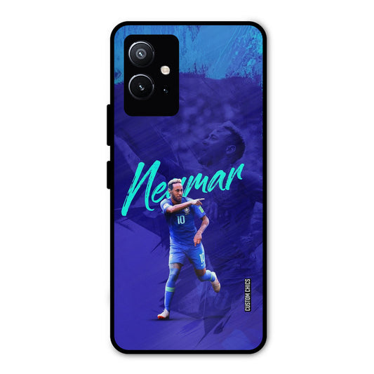 Happy Neymar Vivo Y75 5G Mobile Back Cover - Sports PrintShield Case