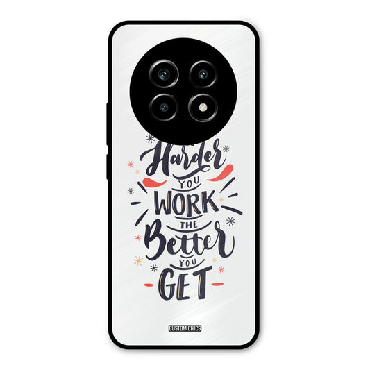 Harder Work Realme 14 Pro lite Mobile Back Cover - Typography PrintShield Case