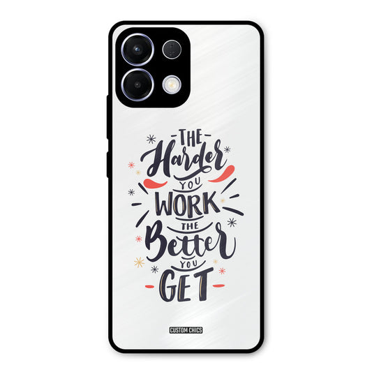 Harder Work Oppo K13 5G Mobile Back Cover - Typography PrintShield Case