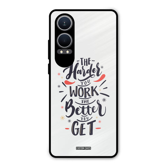 Harder Work Oneplus Nord CE4 Lite Mobile Back Cover - Typography PrintShield Case