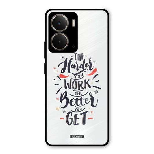 Harder Work Realme P3 Mobile Back Cover - Typography PrintShield Case
