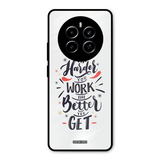 Harder Work Realme P1 5G Mobile Back Cover - Typography PrintShield Case