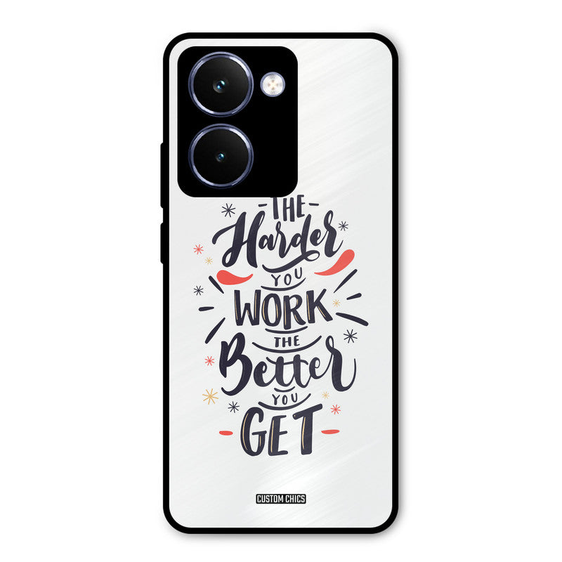 Harder Work Realme P3 Ultra Mobile Back Cover - Typography PrintShield Case