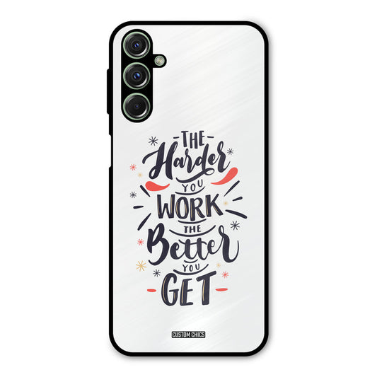 Harder Work Samsung Galaxy M34 Mobile Back Cover - Typography PrintShield Case