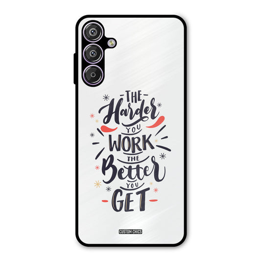 Harder Work Samsung Galaxy F15 Mobile Back Cover - Typography PrintShield Case