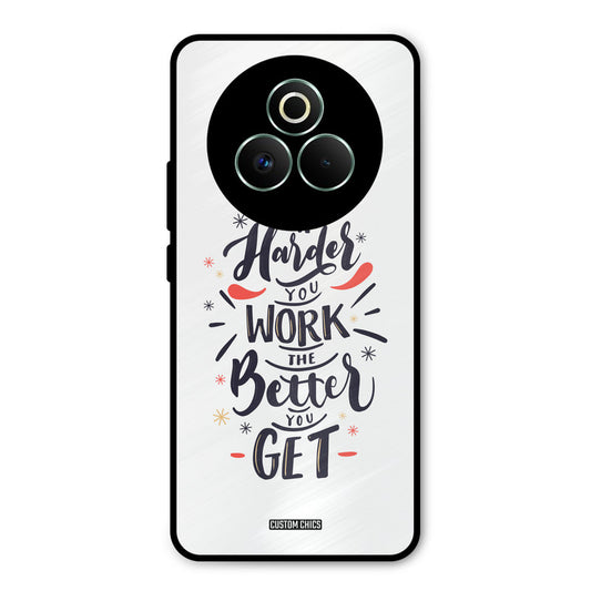 Harder Work Realme P3 Pro 5G Mobile Back Cover - Typography PrintShield Case
