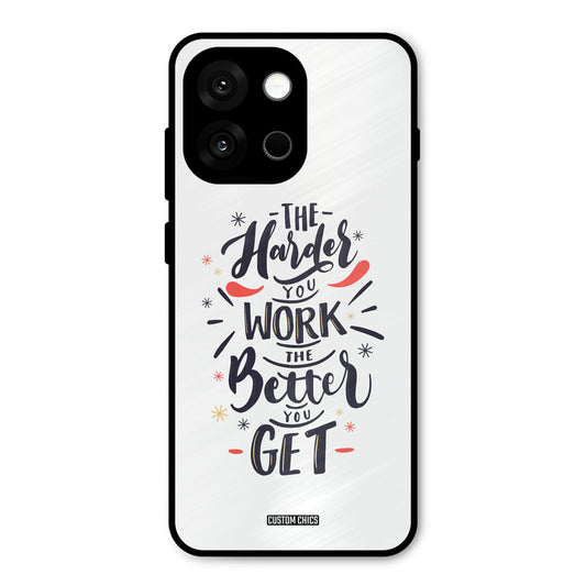 Harder Work Oneplus 13s Mobile Back Cover - Typography PrintShield Case