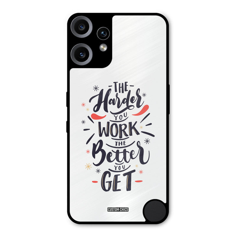Harder Work Nothing CMF Phone 2 Pro Mobile Back Cover - Typography PrintShield Case