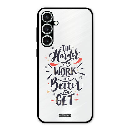 Harder Work Samsung Galaxy S23 Mobile Back Cover - Typography PrintShield Case