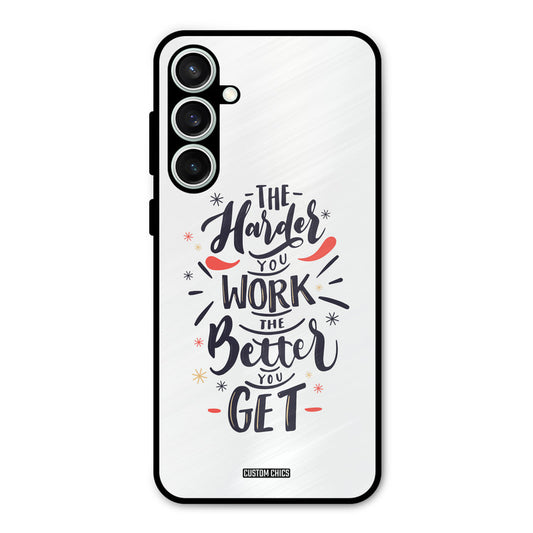 Harder Work Samsung Galaxy S23 Mobile Back Cover - Typography PrintShield Case