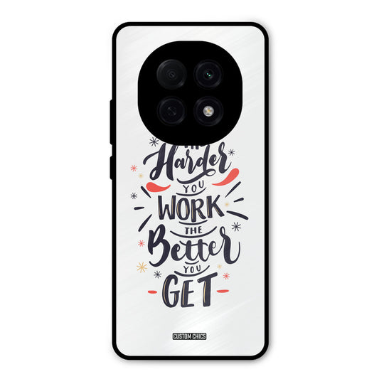 Harder Work Oppo F29 Pro Mobile Back Cover - Typography PrintShield Case