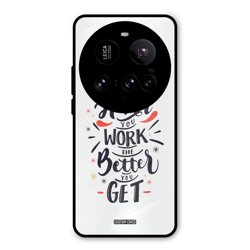Harder Work Xiaomi Mi 15 Ultra Mobile Back Cover - Typography PrintShield Case