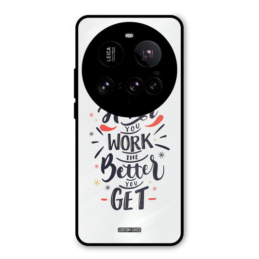 Harder Work Xiaomi Mi 15 Ultra Mobile Back Cover - Typography PrintShield Case