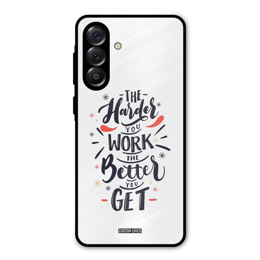 Harder Work Samsung Galaxy A36 Mobile Back Cover - Typography PrintShield Case