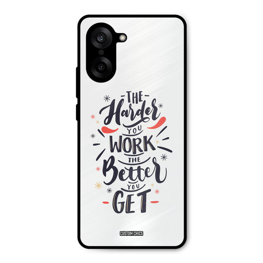 Harder Work Oneplus Nord CE5 Mobile Back Cover - Typography PrintShield Case