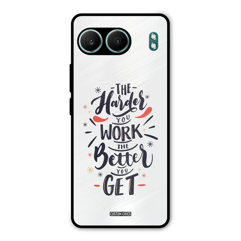 Harder Work OnePlus Nord 4 Mobile Back Cover - Typography PrintShield Case