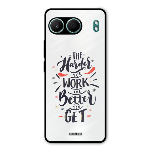 Harder Work OnePlus Nord 4 Mobile Back Cover - Typography PrintShield Case