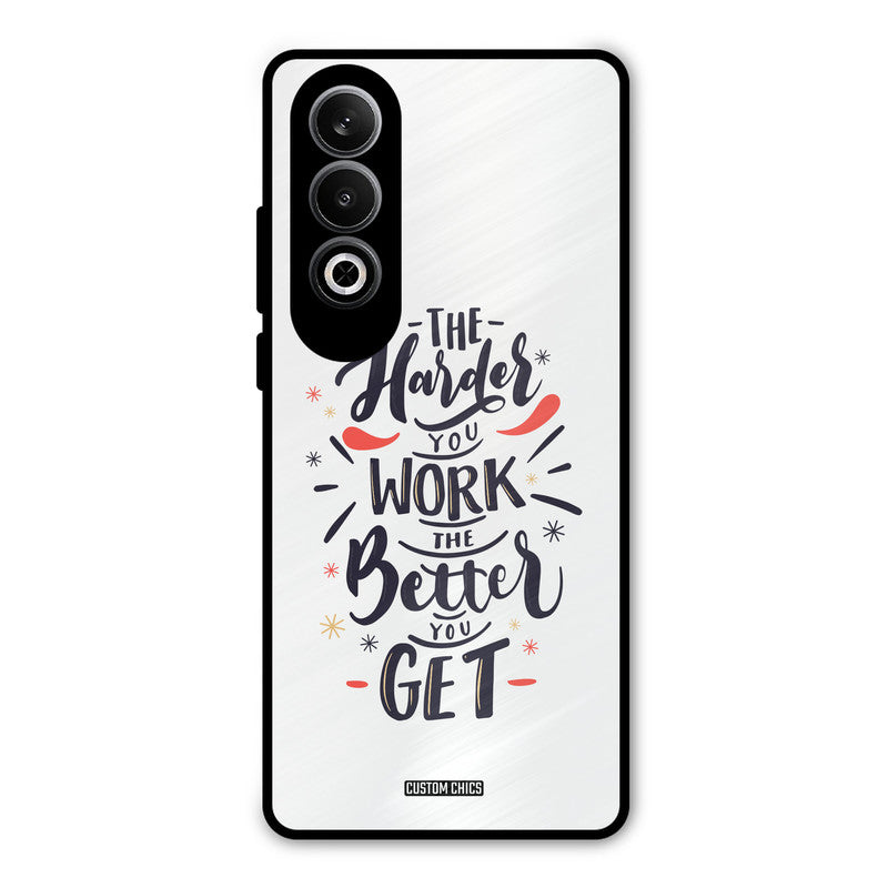 Harder Work OnePlus Nord CE4 Mobile Back Cover - Typography PrintShield Case
