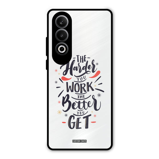 Harder Work OnePlus Nord CE4 Mobile Back Cover - Typography PrintShield Case