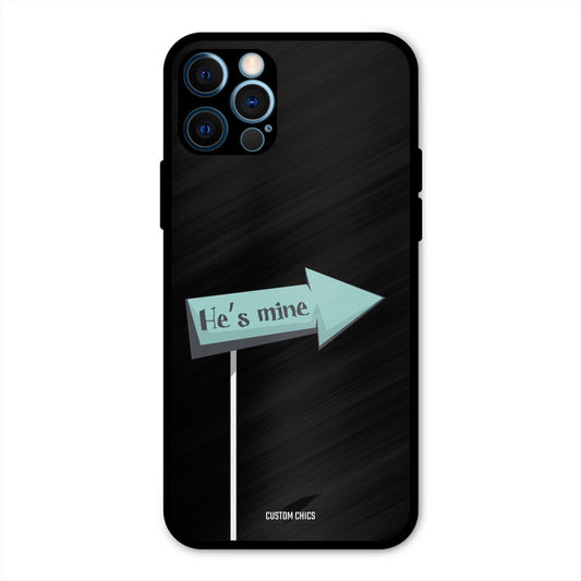 He Is Mine iPhone 12 Pro Max Mobile Back Cover - Cute PrintShield Case