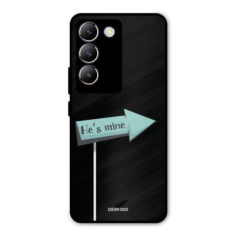 He Is Mine Vivo Y200e Mobile Back Cover - Cute PrintShield Case