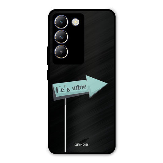 He Is Mine Vivo Y200e Mobile Back Cover - Cute PrintShield Case