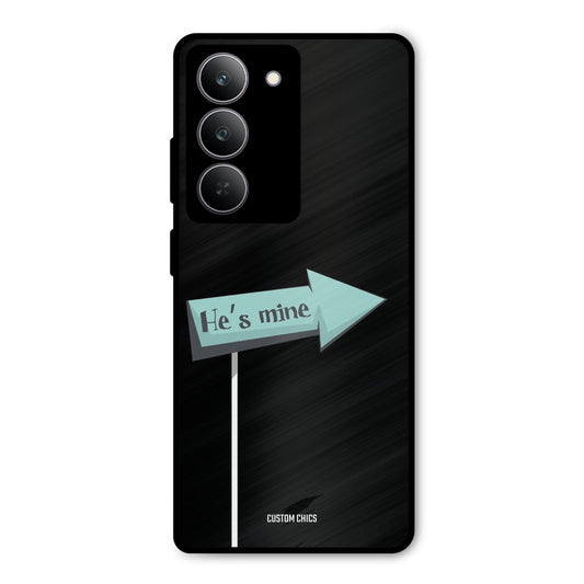 He Is Mine Realme 14x Mobile Back Cover - Cute PrintShield Case