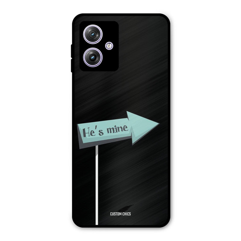 He Is Mine Motorola G64 5G Mobile Back Cover - Cute PrintShield Case