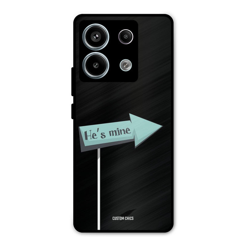 He Is Mine Redmi Note 13 Pro 5G Mobile Back Cover - Cute PrintShield Case