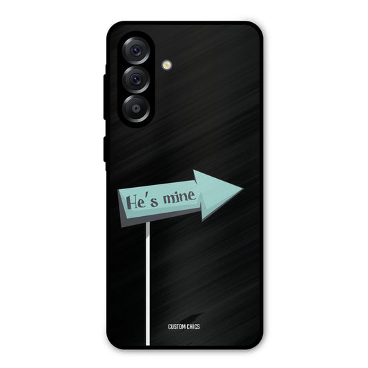 He Is Mine Samsung Galaxy A36 Mobile Back Cover - Cute PrintShield Case