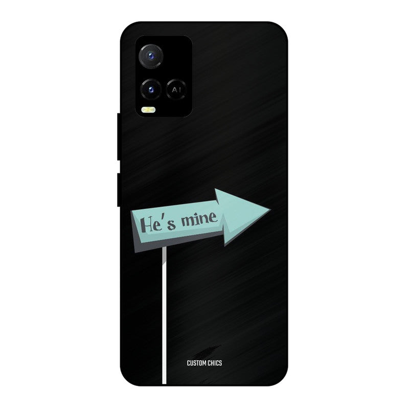 He Is Mine Vivo Y33s Mobile Back Cover - Cute PrintShield Case