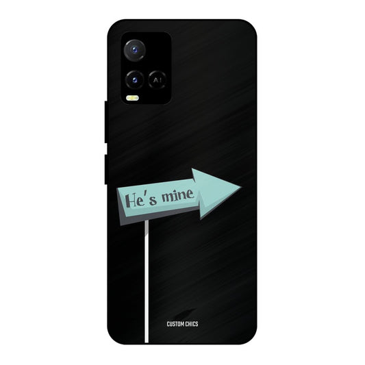 He Is Mine Vivo Y33s Mobile Back Cover - Cute PrintShield Case