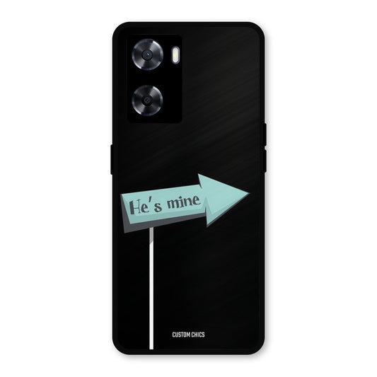 He Is Mine Oppo A57 2022 Mobile Back Cover - Cute PrintShield Case