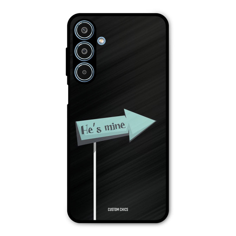 He Is Mine Samsung Galaxy M35 5G Mobile Back Cover - Cute PrintShield Case