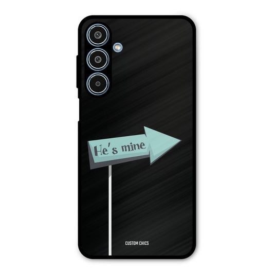 He Is Mine Samsung Galaxy M35 5G Mobile Back Cover - Cute PrintShield Case